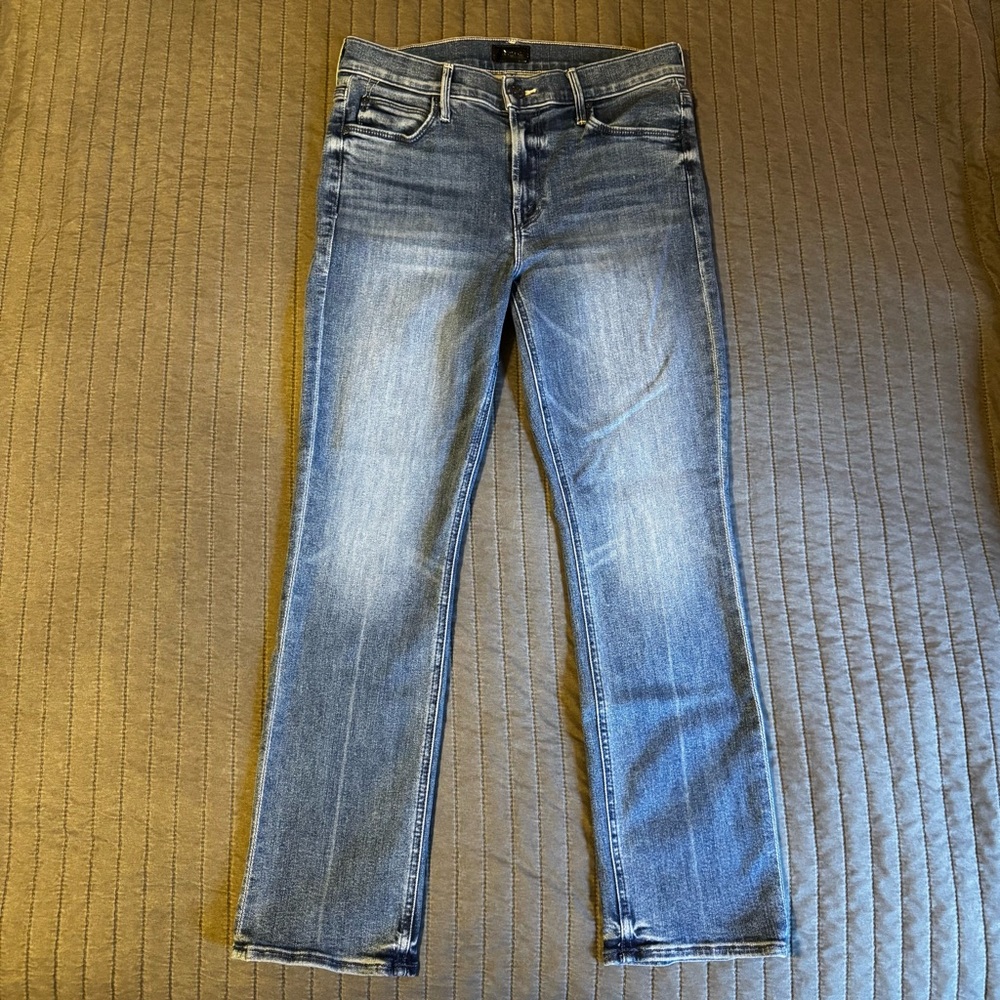 MOTHER Lil’ Mother Mid Rise Dazzler Ankle size 27